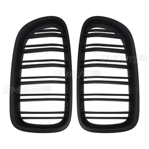 Parrilla Delantera para Auto RMAUTO, Color Negro Brillante, Parrilla de Doble Listón para BMW Serie 5 F10 F18 2010-2017, Kits de Estilización de Carrocería - Product Image 4