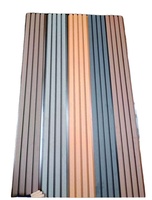 Panneau mural extérieur en WPC imperméable à l'eau, design moderne, longue durée de vie, revêtement mural en composite bois-plastique 218H26-A