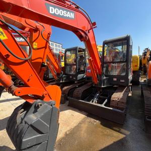 Escavatore Mini Doosan Dh55 Usato Originale in Vendita, Sistema Idraulico di Alta Qualità, Rotazione a Raggio <span class=keywords><strong>Zero</strong></span>, Pronto per il Lavoro, Motore e Ingranaggi - Product Image 1