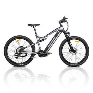 Vélo de montagne à cadre en aluminium avec moteur central de 27,5 pouces, freins à disque et amortissement - Modèle TX19 - Product Image 4