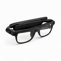 Lunettes intelligentes pliables avec affichage de navigation tête haute, autonomie de 5,3 à 10 jours, étanches IPX4/IP67, écran tactile, application