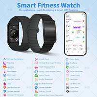 Nouveauté : Bracelet intelligent DT66 avec puce nordique, suivi d'activité et de santé, moniteur de fréquence cardiaque et de sommeil, modes sportifs, réveil