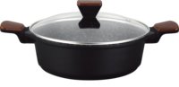Ucc-Life Classic Batterie de cuisine 9 pièces avec fond d'induction écologique Ustensiles de cuisine en métal avec couvercle en verre trempé