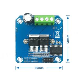 โมดูลขับเคลื่อนมอเตอร์กำลังสูง 43A BTS7960 โมดูลขับเคลื่อนรถยนต์อัจฉริยะ ควบคุมการจำกัดกระแสไฟฟ้า ตัวขับมอเตอร์ BTS7960 - Product Image 4