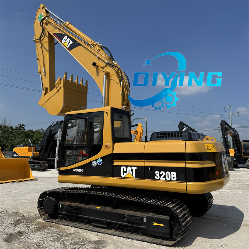 Высокопроизводительный б/у гусеничный экскаватор 20 т, б/у CAT320B, подержанные машины на складе