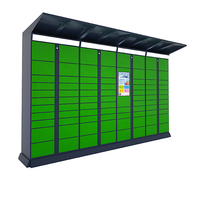 Casier à colis intelligent extérieur, sûr et pratique pour boîte aux lettres électronique Casier express intelligent Casier de livraison intelligent