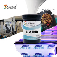 Harga pabrik kilau tinggi kecepatan tinggi cahaya Uv menyembuhkan layar cetak tinta Uv