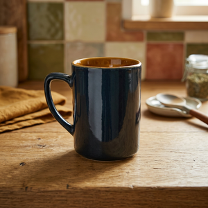 Mug à café en céramique mate, tasse en grès avec poignée, logo personnalisé, vaisselle réutilisable pour le bureau, la maison et les voyages - Product Image 1