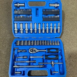 Auto Repair Tool Set 82 Pc Cr-V <b>Socket</b> Wrench <b>Ratchet</b> Bit Kit 4-14 Mm For Mechanical And Vehicle Use - Product Image 3