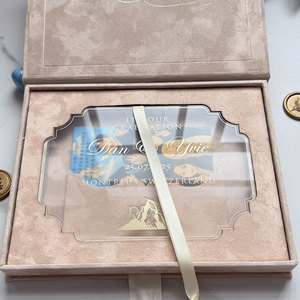 Set di invito a nozze, personalizzazione dell'invito a nozze di fascia alta, tecnologia di rilievo della carta Laser - Product Image 6