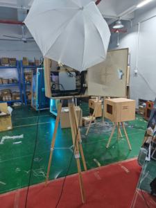 Venta al por mayor 15,6 pulgadas <span class=keywords><strong>Fotomaton</strong></span> Selfie Photobooth Machine Party Photo Mirror Booth Cámara Compatibilidad Magic Photomaton para la venta - Product Image 4