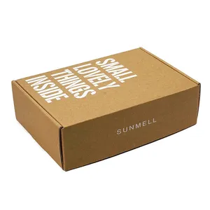 Caja de cartón impresa de color grande Caja de ropa de correo Cajas de envío personalizadas corrugadas con embalaje de logotipo