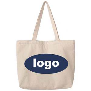 Bolsas de Lona Grandes Ecológicas al por Mayor en Varios Tamaños, Lisas, con Logotipo Personalizado Impreso, Bolsas de Compras de Lona de Algodón - Product Image 2