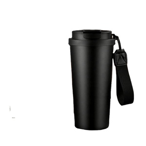 Customized Wide Mouth 600ml/20oz Stainless Steel <b>Double</b> <b>Wall</b> Thermos with Handle Thermal Insulated Coffee Mug - Product Image 4