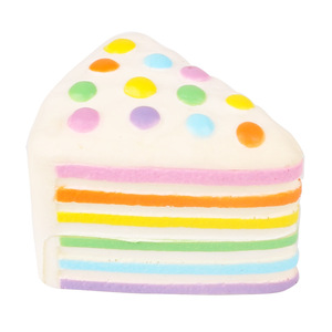 Triangle Cake Shape Fidget Toy TPE Slow <b>Rebound</b> Stress Reliever For Kids Age 5 To 7 Years Unisex - Product Image 2