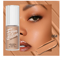 Fond de teint liquide Hello Kiss, végan, sans cruauté, imperméable, éclaircissant, mat, fond de teint longue durée