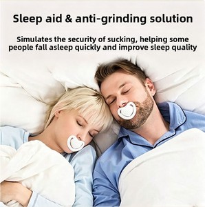 Sucette en silicone souple sans BPA avec poignée en forme d'arc <span class=keywords><strong>pour</strong></span> l'alimentation du bébé, aide au sommeil, apaisement émotionnel, taille standard <span class=keywords><strong>pour</strong></span> 0-12 mois - Product Image 3