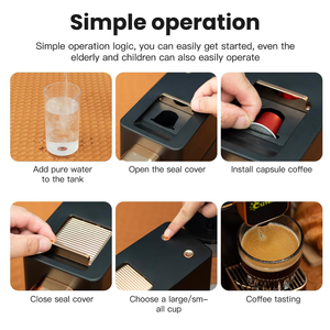 Cafetera Multicápsulas Eléctrica Todo en Uno para Oficina en Casa, de Plástico, con Múltiples Capacidades para Cápsulas - Product Image 6