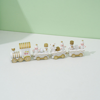 Décoration de Noël amusante, cadeau, train de Noël pour enfants, jouet de train en bois de haute qualité