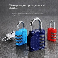 Cadenas à combinaison mécanique pour tiroir de gym, boîte aux lettres, valise, petit meuble, mini casier de dortoir, casier de vestiaire