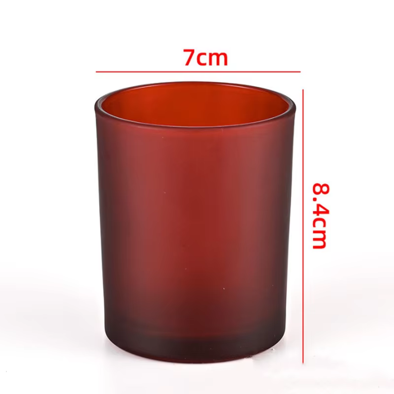 Clear Glass Candle Holder Tube Shade