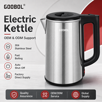 Bouilloire Électrique Sans Fil Commerciale en Plastique de 1,8 Litre, Protection Anti-Ébullition à Sec, Contrôle Multi-Températures – Vente Flash