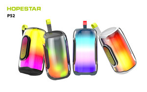 2024 Pulse8 RGB Loa Không Dây Xung 5 LED Đèn Flash Ánh Sáng Loa Không Thấm Nước Booms Hộp Ngoài Trời Đảng Âm Thanh P52 - Product Image 5