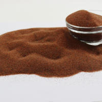 Abrasif de sablage de qualité supérieure LM Garnet 20/40 30/60 80 Mesh, faible teneur en poussière, haute efficacité pour surfaces métalliques et en béton