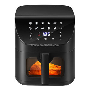 Friteuses à air chaud Aifa sans huile, noires, intelligentes, 8 <span class=keywords><strong>L</strong></span>, numériques, de qualité supérieure, électroménager de cuisine - Product Image 1