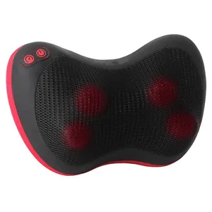 New Electric Kneading Infrared Physiotherapy Multi-function Shiatsu Neck Shoulder Back Massage pillow Massager with Heat