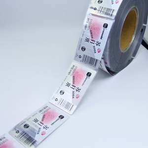 Etiqueta Adhesiva BOPP Ecológica de Alta Calidad, Blanca, Impermeable, para Vidrio, Personalizada, para Alimentos, Nutrición y Marcas - Product Image 1