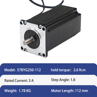 NEMA23 Stepper Hybrid Loop terbuka dua fase 1.8 derajat 3N.M Motor Stepper untuk mesin CNC