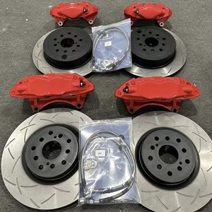 Kit Pinze Freno a 4 Pistoni ad Alte Prestazioni Originali per Subaru STI WRX TRIBECA LEGACY IMPREZA/FORESTER, Nuovi Freni Posteriori Maggiorati - Product Image 3