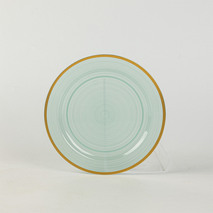 Platos Desechables <span class=keywords><strong>de</strong></span> Plástico Xueli <span class=keywords><strong>de</strong></span> 7 y 10 Pulgadas con Borde Dorado, Ecológicos, Libres <span class=keywords><strong>de</strong></span> BPA, Resistentes, Colores Personalizados, Estilo Lujoso - Product Image 6