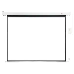 3D film front projection screen/150 inch glass beaded electric projector screen/Movie theatre motorized screen