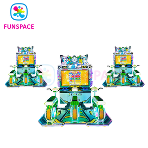 Machine <span class=keywords><strong>de</strong></span> jeu <span class=keywords><strong>vidéo</strong></span> d'arcade pour enfants Funspace, à pièces, simulateur <span class=keywords><strong>de</strong></span> course <span class=keywords><strong>de</strong></span> vélo pour centre <span class=keywords><strong>de</strong></span> jeux - Product Image 5
