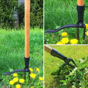 Extracteur de mauvaises herbes manuel sans pliage avec <span class=keywords><strong>pince</strong></span> à <span class=keywords><strong>pelle</strong></span> <span class=keywords><strong>pour</strong></span> un jardinage facile - Product Image 2