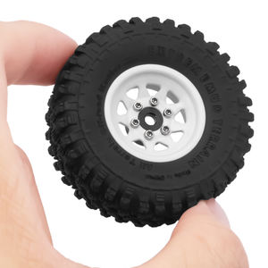 RCXAZ <span class=keywords><strong>1</strong></span>.0 "Beadlock Jantes 52*19mm Jeu de pneus pour <span class=keywords><strong>1</strong></span>/<span class=keywords><strong>18</strong></span> <span class=keywords><strong>1</strong></span>/24 RC Crawler Car Axial SCX24 FMS FCX24 <span class=keywords><strong>TRX4M</strong></span> (W1004-T1014) - Product Image 5