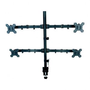 New <b>Computer</b> <b>Desk</b> Vesa Monitor Stand Four Monitor Mount Arm for 13-27" Lcd Led Monitors - Product Image 2