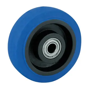 新到货1/2/3/4/5/6/8英寸耐磨蓝色热塑性橡胶接触轮