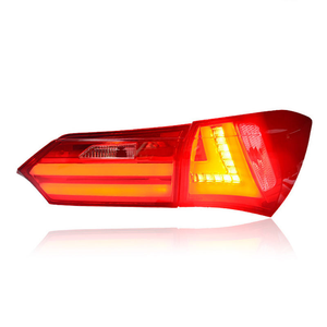 ไฟท้าย LED AURON 12V สำหรับรถยนต์ Corolla ปี 2014-2018 สำหรับการปรับปรุงใหม่พร้อมไฟนำทางสีแดงใส - Product Image 4