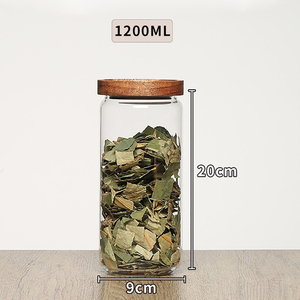 1 cái kín ly thủy tinh chân không kín hạt cà phê container thực phẩm lưu trữ & container cho sự tươi mát cho các loại ngũ cốc kẹo các mặt hàng thực phẩm - Product Image 4