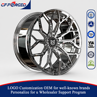Jantes en alliage forgé monobloc chromées polies de haute qualité personnalisées de 20, 21 et 22 pouces 5x112 pour Audi A7 S7 RS7 Sportback