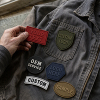 Patchs PVC personnalisés avec logo, thermocollants, à coudre, badges en caoutchouc gaufré, patchs en silicone souple 3D en caoutchouc PVC pour vêtements