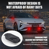 Neue Wasserdichte 12V Kabellose LED-Stroboskoplichter mit Fernbedienung, Bremswarnleuchte für Autos, Flugzeuge, Fahrräder, 5W