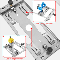 Rail de guidage pour scie circulaire en alliage d'aluminium pour scies électriques de 4 à 7 pouces, positionneur de coupe de précision pour le travail du bois Imbot