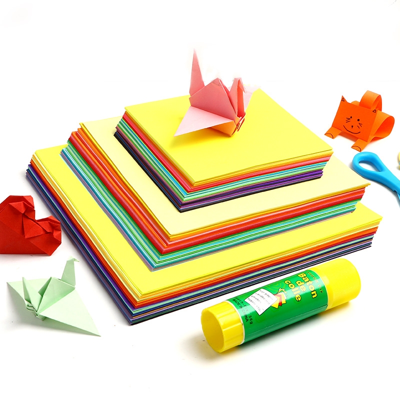 4K 70g color cardboard painting decoration DIY handmade multicolor 70g kindergarten cardboard