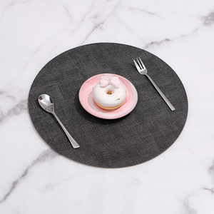 Set de table en cuir à motifs de style japonais, double face, antidérapant, isolant thermique, écologique, couleur personnalisable - Product Image 6
