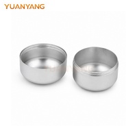 Boîte en aluminium en forme de capsule OEM, conteneur métallique personnalisé pour les vitamines, les pilules et l'emballage de poudre végétale