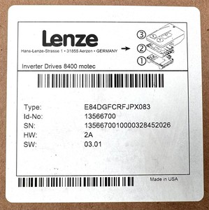Variateurs de vitesse série Motec 8400 pour PLC E84DGFCRFJPX083 - Product Image 5
